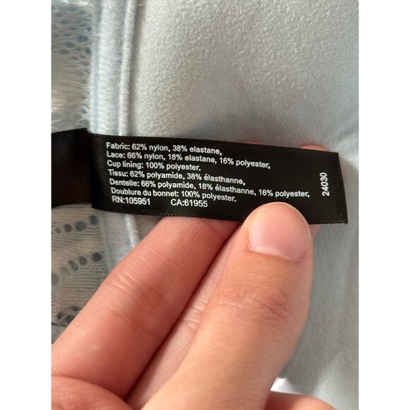 Natori Bra 728309 Lush Front Close Contour underwire blue size 32D - Picture 6 of 6